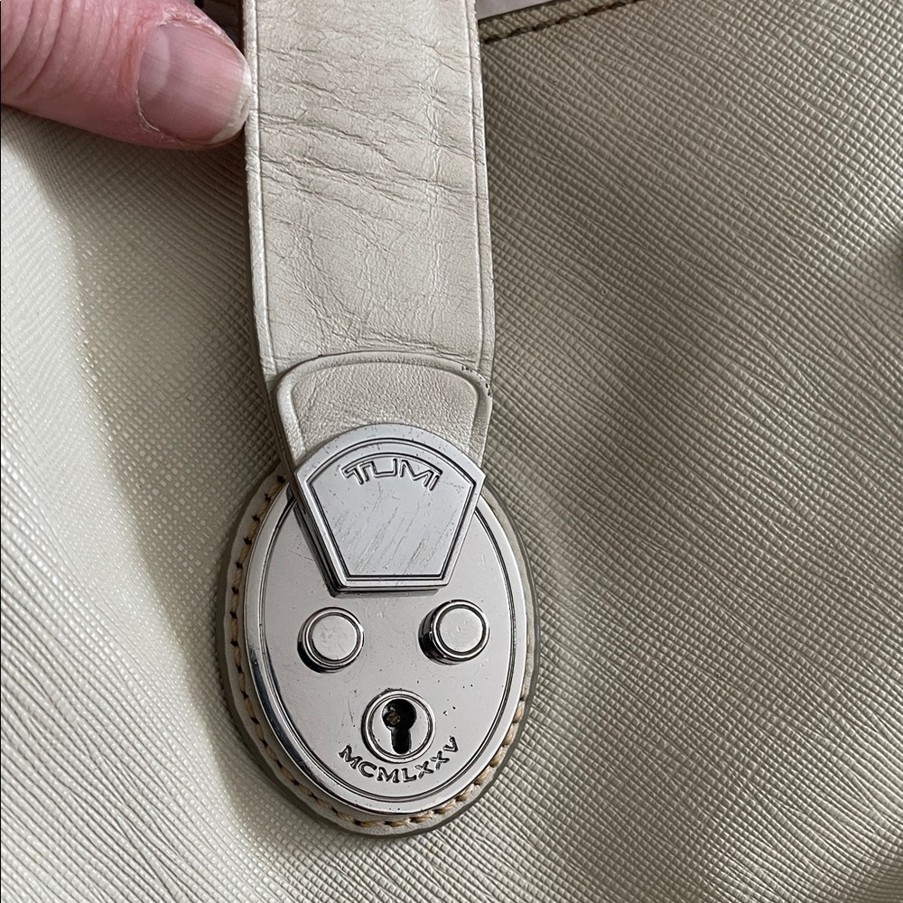 Tumi White Leather Women's Bag - Picture 8 of 12